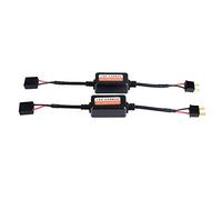 Fault Canceller, 2PCS Premium Car LED Decoder faro Radio Audio Anti-interferenza Error Canceler Filter for H7