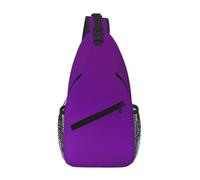 Fault Star Orbit Print elegante marsupio da uomo alla moda borsa a tracolla per donne e uomini, Colore viola scuro, Taglia unica