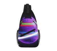 Fault Star Orbit Print elegante marsupio da uomo alla moda borsa a tracolla per donne e uomini, Orbita della stella di guasto, Taglia unica