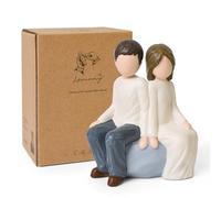 Faumsut Figurine fratello e sorella, regali per sorella di fratello, regalo per fratelli di sorelle per celebrare legami infrangibili