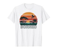 Fauna Selvatica nella Giungla del Borneo al Tramonto Maglietta