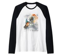 Fauna selvatica The Mountain Wolf Lupi nativi americani Amante dei lupi Maglia con Maniche Raglan