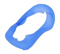 FAUOSWUK 2 Face Pad in Silicone Comoda Copertura Lavabile e Resistente Al Sudore per Giochi VR Light Blocker Design 1 unità (Blu scuro)