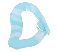 FAUOSWUK 2 Face Pad in Silicone Comoda Copertura Lavabile e Resistente Al Sudore per Giochi VR Light Blocker Design 1 unità (Cielo blu)