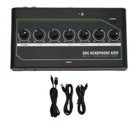 FAUOSWUK Amplificatore per Cuffie da 3,5 Mm, Amplificatore per Cuffie Portatile da 3,5 Mm Audio, Interfacce di Input Multipla per Telefono TV, Switch Monitor della Scheda Audio