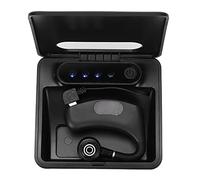 FAUOSWUK Auricolare Singolo Wireless Bluetooth V12 con Display Digitale a LED (Orecchio singolo con vano di ricarica)
