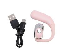 FAUOSWUK Auricolari Wireless, Cuffie con Gancio per L'orecchio con Cancellazione del Rumore con Albero Ruotabile di 180 Gradi per attività di Guida in Auto (Rosa)