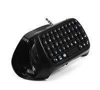 FAUOSWUK Chatpad con Tastiera da Gioco Wireless per la Quarta Console di Gioco, Mini Tastierino