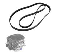 FAUOSWUK Cinghia Trapezoidale per Ventola Dalle Prestazioni Stabili 6PK1930 Adatta per, Cinghia per Alternatore Durevole per IS300, GS300/400/430, di Trasmissione per Autoveicoli Facile da