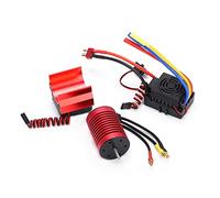 FAUOSWUK Combo Motore F540 4370KV a Coppia Elevata 60A ESC con Dissipatore di Calore, Risposta Dell'acceleratore Migliorata, Scena applicabile: Appassionati di Corse RC