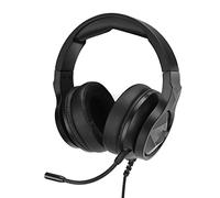 FAUOSWUK Cuffie da Gioco per PC con Surround 7.1 e Microfono con Riduzione del Rumore, Comode Cuffie Antirumore in Memory Foam per Giocatori, Effetti di Luce RGB