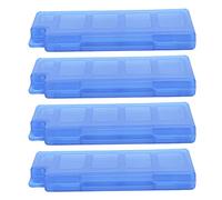 FAUOSWUK Custodia per Carte da Gioco a 8 Slot per con 2 Slot per Schede di Memoria, Plastica Compatta e Portatile, Set da 4 Pezzi (#2)
