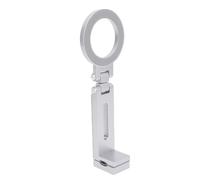 FAUOSWUK del Supporto per Telefono Magnetico ON, Rotazione a 360 Gradi Universali 1/4 Trippiede Monte in Alluminio Smartphone Tripod Mount per Palestra per Auto da Bici (Argento)