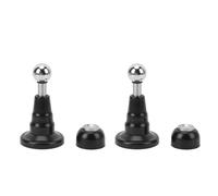 FAUOSWUK Fermaporta Silenzioso per, Resistente Fermaporta Idraulico Ammortizzante in Acciaio Inossidabile per (Nero)