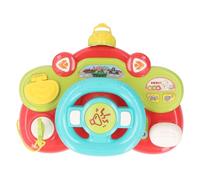 FAUOSWUK Giocattolo Educativo per la Guida del Bambino Giocattolo Musicale per Bambini Carino e Attraente Volante Multifunzionale Volante Musicale per Bambini Materiali Sicuri per il Bambino (Auto)