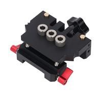 FAUOSWUK Kit di Maschere per Tasselli Autocentranti in Lega di Alluminio, Struttura Robusta per Utensili per la Lavorazione del Legno, Ad Alta Precisione per L'assemblaggio di Mobili Piatti