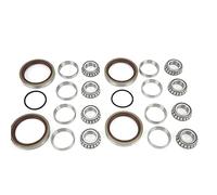 FAUOSWUK Kit Guarnizioni Cuscinetti Ruota Anteriore di Precisione, Ricambio Durevole Big Boss per Ciclisti, Metallo, 8 Anelli Interni, 8 Anelli Esterni, 4 Paraolio, 2 O-ring, Ricambi auto.