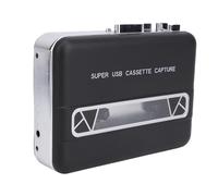 FAUOSWUK Lettore di Cassette con Jack per Auricolari da 3,5 Mm con Convertitore MP3, Ideale per Riprodurre e Convertire Nastri, per Viaggiatori e Pendolari, dimensione: 1