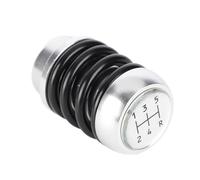 FAUOSWUK Leva del Pomello del Manuale Universale a Molla in Alluminio a 5 velocità per Auto, Modifica Decorativa Perfetta per il Tuo Veicolo (Nero)