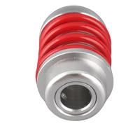 FAUOSWUK Leva del Pomello del Manuale Universale a Molla in Alluminio a 5 velocità per Auto, Modifica Decorativa Perfetta per il Tuo Veicolo (Rosso)