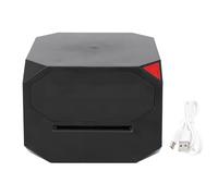 FAUOSWUK Mescolatore e Distributore Automatico di Carte, Robot Ricaricabile con Rotazione di 180° e 360°, Macchina per la Distribuzione di Carte da Gioco con 2 Mazzi e 1 Mazzo, Supporto (Nero)