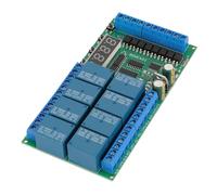 FAUOSWUK Modulo relè di Ritardo Timer a 8 PCB Premium per un Controllo Affidabile del Ritardo Nei Progetti di Elettronica DC 12V