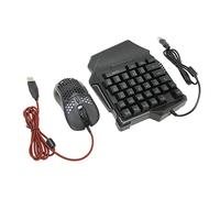 FAUOSWUK Pacchetto Combinato di Giochi per Dispositivi Mobili Convertitore Mouse Tastiera da Gioco a Bassa Latenza per IOS con Impostazioni dei Tasti Personalizzabili