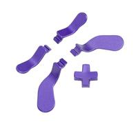 FAUOSWUK Paddle Controller e Parti D Pad in Acciaio Inossidabile, Ricambio da 5 Pezzi per Modelli, Ideali per Configurazioni di Gioco Personalizzate (Viola scuro)