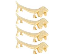 FAUOSWUK Poggia Bacchette con Superficie Liscia, a Forma di Animale, (Cane)