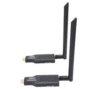 FAUOSWUK Ricevitore Wireless da 2,4 GHz Kit di Trasmettitore, Plug and Play, Gamma 164 Piedi, Suono Ad Alta Risoluzione, Compatibile con TV, Sistemi Domestici