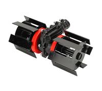 FAUOSWUK Ruota da Diserbo a Lama Dritta Accessorio Universale per Tosaerba Universale per Allentare Scavi Facile da Installare Diametro Interno del Tubo da 26 Mm 3600 G