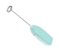 FAUOSWUK Sbattitore Elettrico Senza Fili, Sbattitore Manuale in Metallo di Plastica Piccolo Alimentato a Batteria per Bar di Hotel di Casa, con Batterie 2xAA per Miscelare caffè, Latte, (Blu)