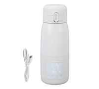 FAUOSWUK Scaldamani Portatile per Viaggi per Bambini, Temperatura Costante Cordless USB Acqua Ricaricabile per Viaggi per il Latte Materno (500 ml)