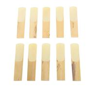 FAUOSWUK Set di Ance per Sassofono Tenore di qualità Professionale con Suono Ricco e Non Deformabile, 10 Pezzi, per Sax in Chiave Sib, Ideali per Sassofoni Tenore, Facili da Usare, Scatola di (Forza