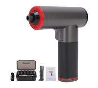 FAUOSWUK Set di Cacciaviti Elettrici a Cordone, Energia Portatile 4 V con 12 Bit e Barra di Estensione Magnetica, Coppia Elettrica 5n.m e Coppia Manuale 10n.m, per L'installazione e la