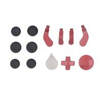 FAUOSWUK Set Levette Controller, Kit di Componenti 13 in 1 con Pad D Intercambiabili e Levette per Controller Serie 2 e Core Serie 2 (Rossa)