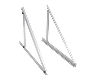 FAUOSWUK Staffe di Montaggio Inclinabili per Pannello Solare Regolabili per Prestazioni Ottimali, Design Versatile, per e Yacht Lega di Alluminio 41 Pollici