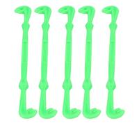 FAUOSWUK Strumento per Annodare la Lenza da Pesca in Plastica Verde Durevole da 5 Pezzi per Legare Facilmente i Nodi per Gli Appassionati di Pesca