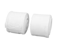 FAUOSWUK Swoxing Handwraps, 2 Pezzi di Cotone Rapido Asciugatura Rapida Semi Elastico Gancio Design Sport Waps per Il Supporto del Polso, per Kickboxing Muay Thai MMA (Bianco)