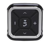 FAUOSWUK Tasto Multimediale BT Wireless Elettronico con Mount Ruota dello Sterzo BT 5.0 Tasto Multimediale Controller di Musica per Musica per Musica Play Pause Skip Volume Regola
