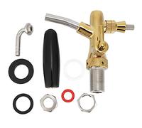 FAUOSWUK Tocca di Birra, Materiale in Acciaio Inossidabile in Ottone 304, G5 8 Thread Regolabile Rubinetto, con di Raffreddamento Al Frigo