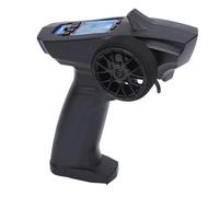 FAUOSWUK Trasmettitore Versatile per Telecomando a 4 da 2,4 GHz con Display LCD per Auto e Barche RC, Design Leggero in ABS, Ottimo per gli Appassionati, Confezione da 1 unità