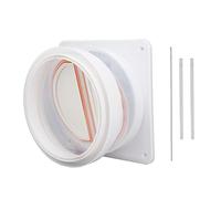 FAUOSWUK Valvola di Ritegno Antiodore Valvola di Ritegno a Tenuta Rapida a una Via in ABS per Cappe da Cucina, Installazione Semplice per Cucina, materiale: ABS