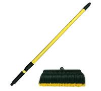 Faura - Spazzola per spazzare e pettinare erba artificiale, con manico estensibile