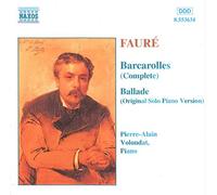 Pierre-Alain Volondat Faure: Barcarolles / Ballade (CD) Album