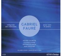 FAURE / GUILMETTE / GODIN - INTEGRALE DES MELODIES POUR VOIX ET PIANO (4 CD)