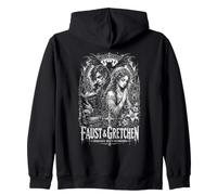 Faust e Gretchen Innocence incontra Damnation Gothic Felpa con Cappuccio