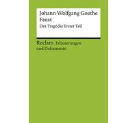Faust. Erläuterungen und Dokumente: Der Tragödie Erster Teil: 16021