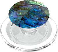 Faux Abalone Shell Seashell Gocce d'acqua colorate PopSockets PopGrip per MagSafe