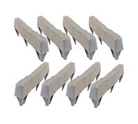 Faux Brick Edging, Garden Landscape Border,13.19x1.57x4.92 inches, Weather-Resistant Stone Look, Easy Installation, Decorative Blocks, 8-Pack, Ideal for Lawn, Walkway, Patio, Flower Beds